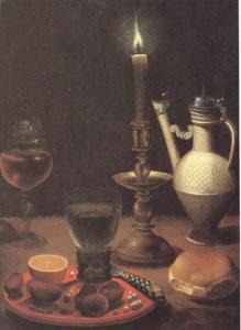 Gottfried Von Wedig Still Life with a Candle (mk05)